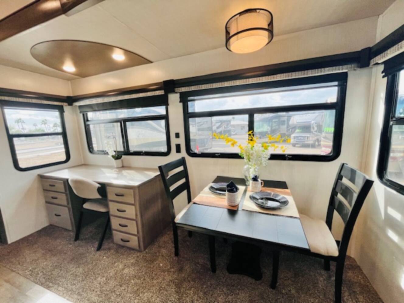 A photo of this 2021 Forest River CEDAR CREEK 388RK