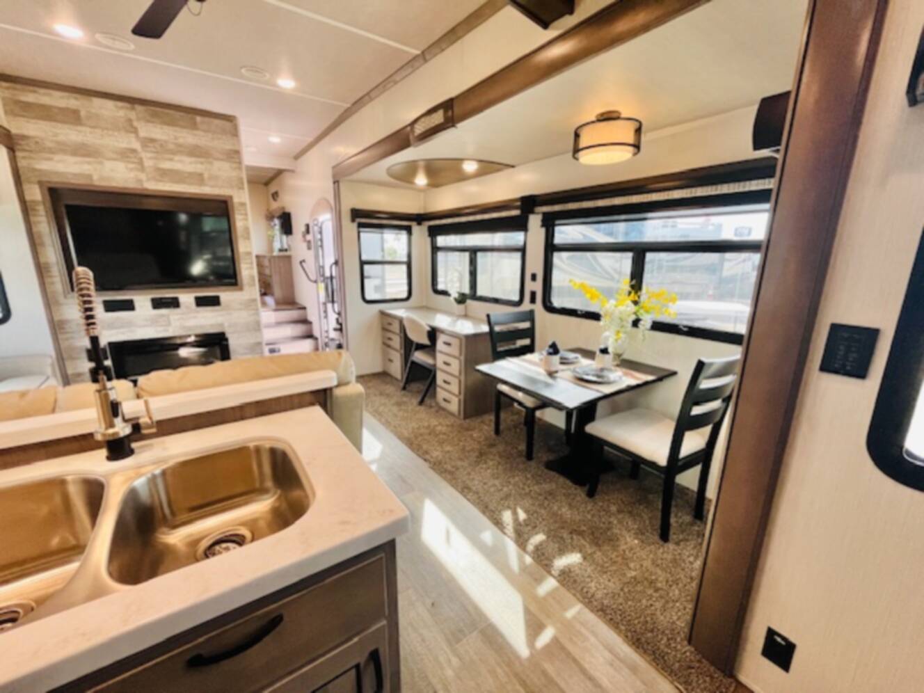 A photo of this 2021 Forest River CEDAR CREEK 388RK