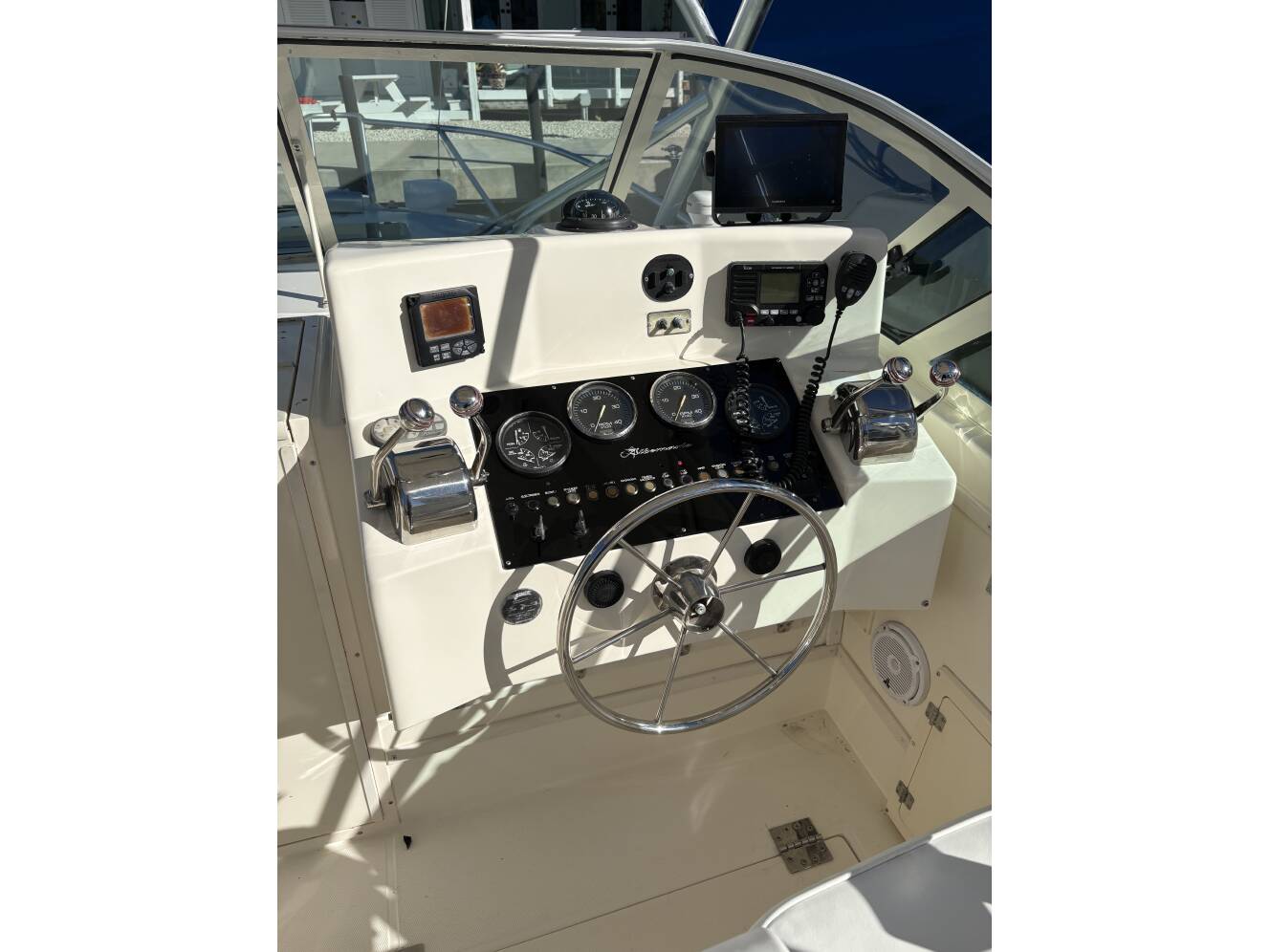 A photo of this 2005 Albermarle 280 EXPRESS FISHERMAN WITH TOWER