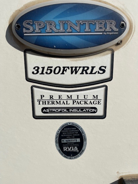2019 Keystone SPRINTER 3150FWRLS in lake havasu city AZ