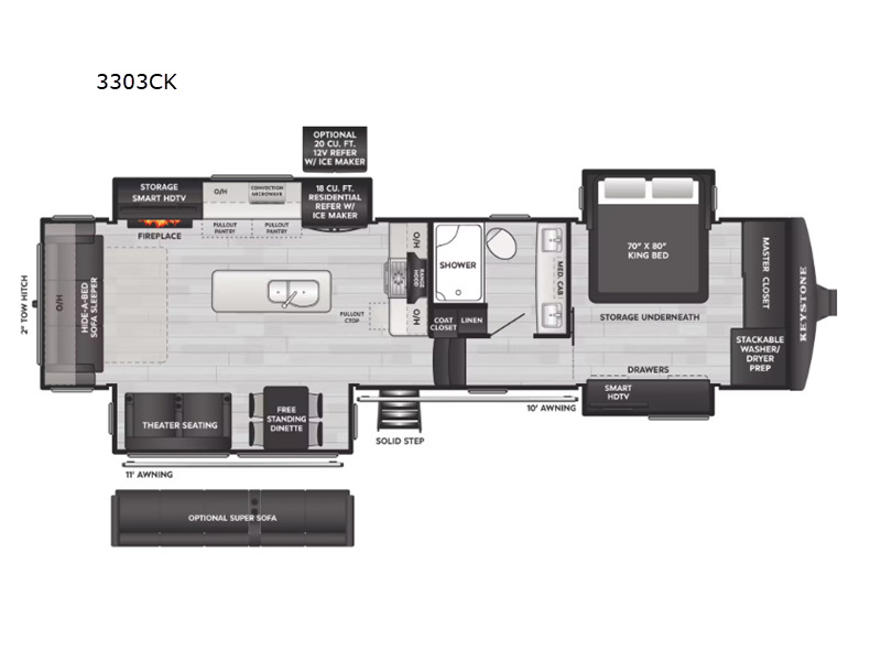 2026 Keystone Rv Alpine 3303CK in turlock CA