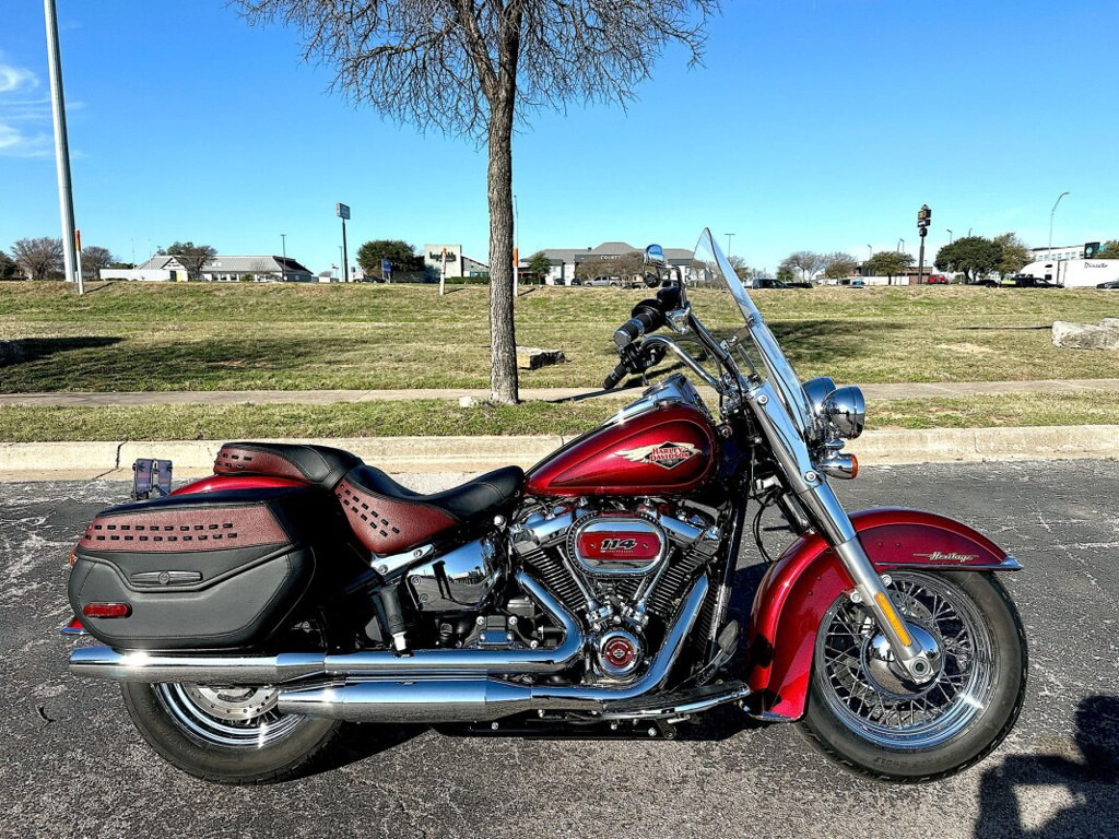 Red 2023 Harley-Davidson Heritage Softail Motorcycles For Sale