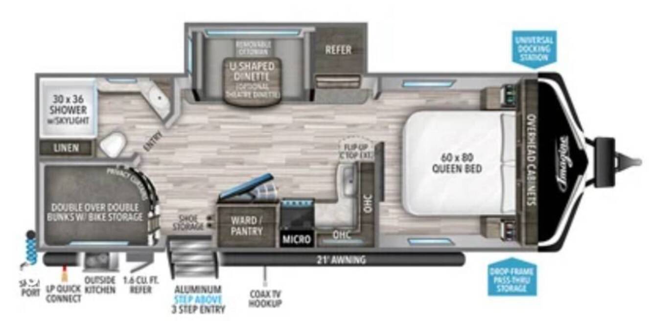A photo of this 2023 Grand Design Imagine 2400BH