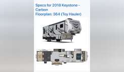 2018 Keystone CARBON 364 RV