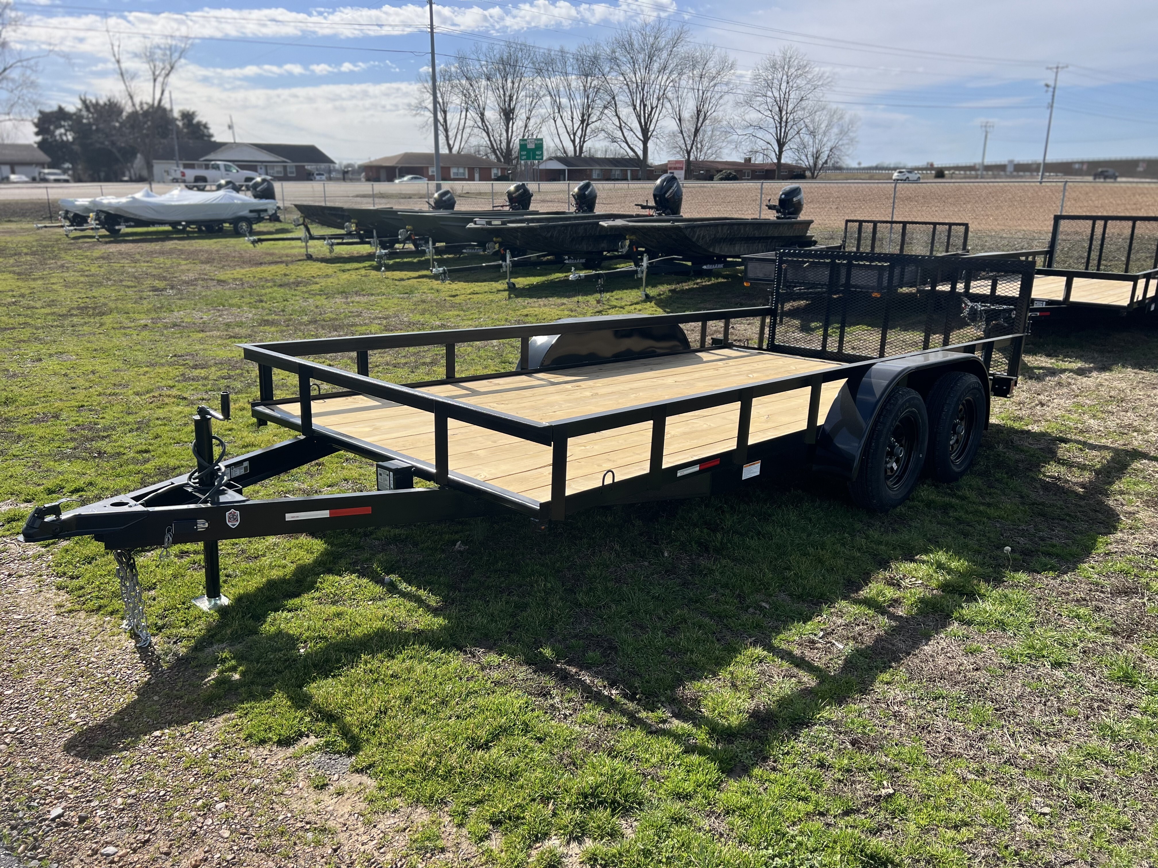 2026 L & O Manufacturing 6' 10" 16FT DUAL AXLE TRAILER in Union City, TN