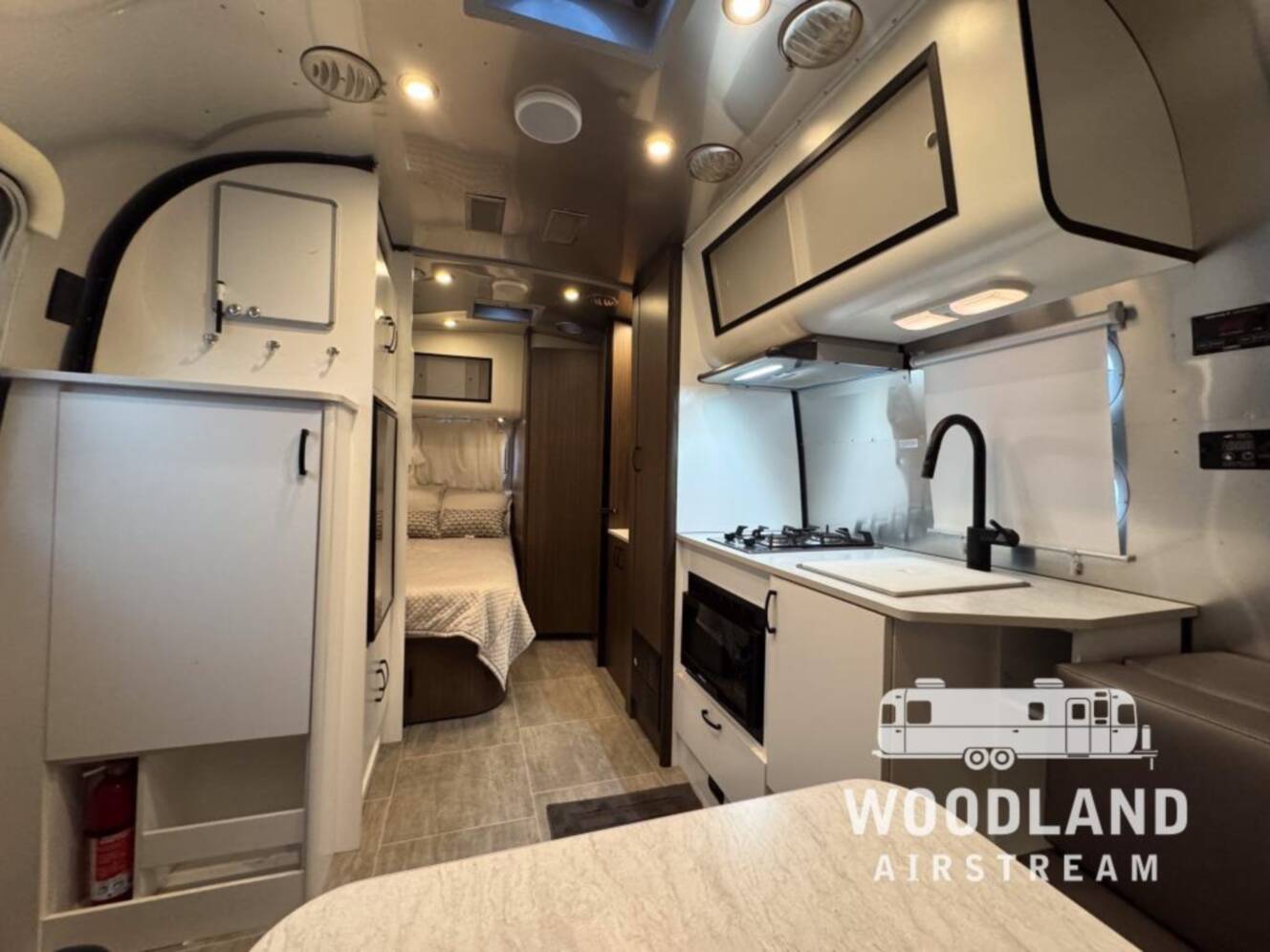 A photo of this 2021 Airstream Caravel 19CB