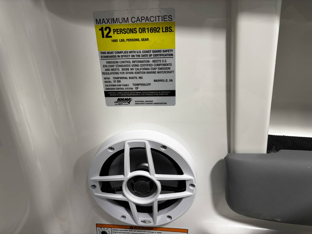 A photo of this 2026 Chaparral 21 SSI SPORT