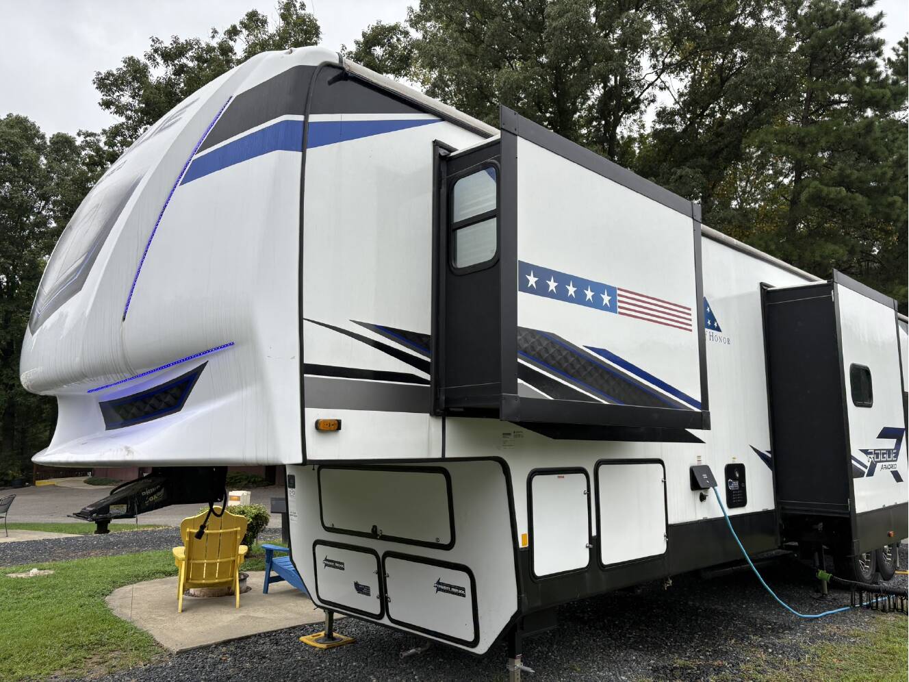 A photo of this 2024 Forest River VENGEANCE ROGUE ARMORED 351-G2
