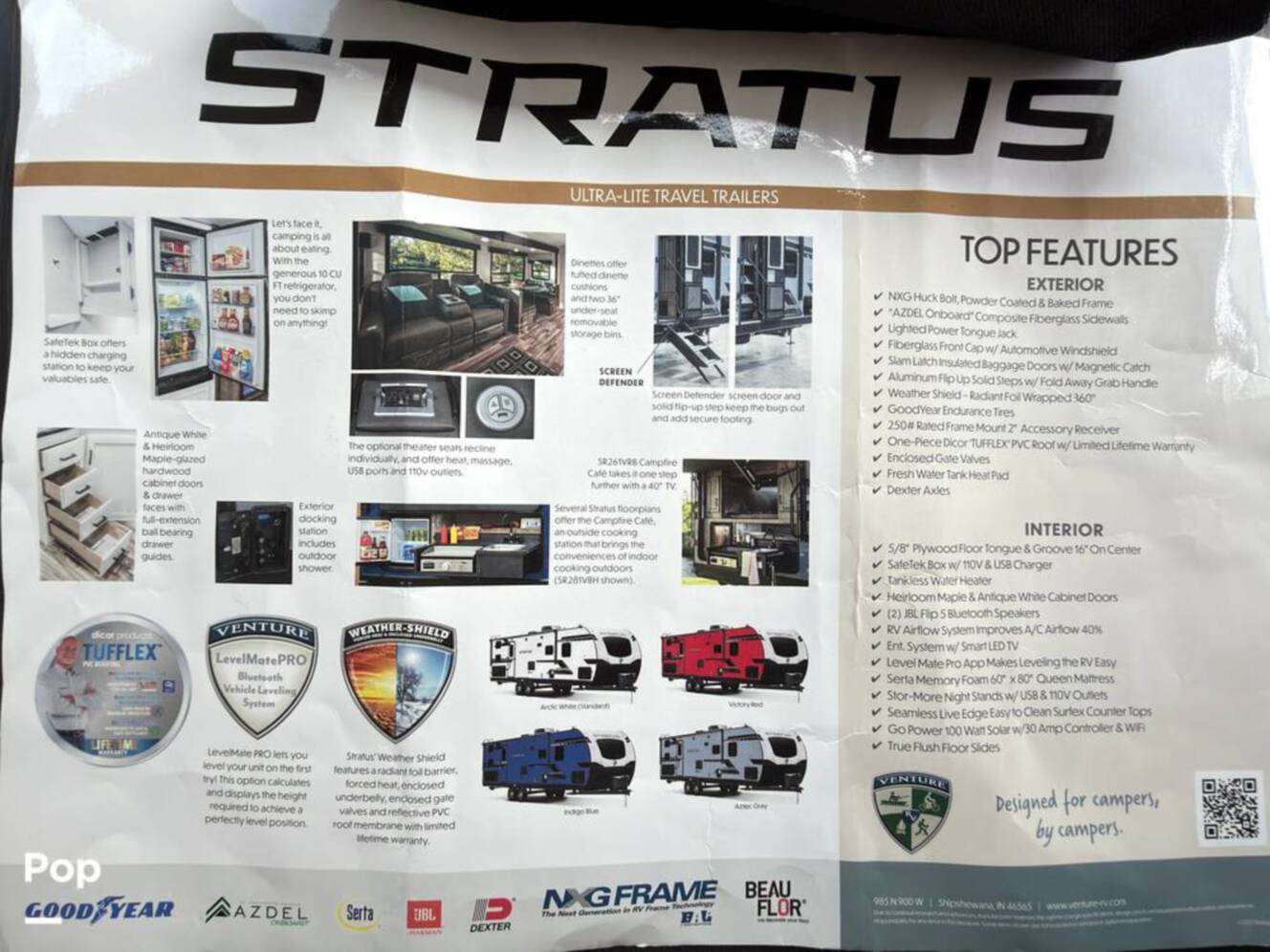 A photo of this 2024 Venture Rv Stratus 261VRB