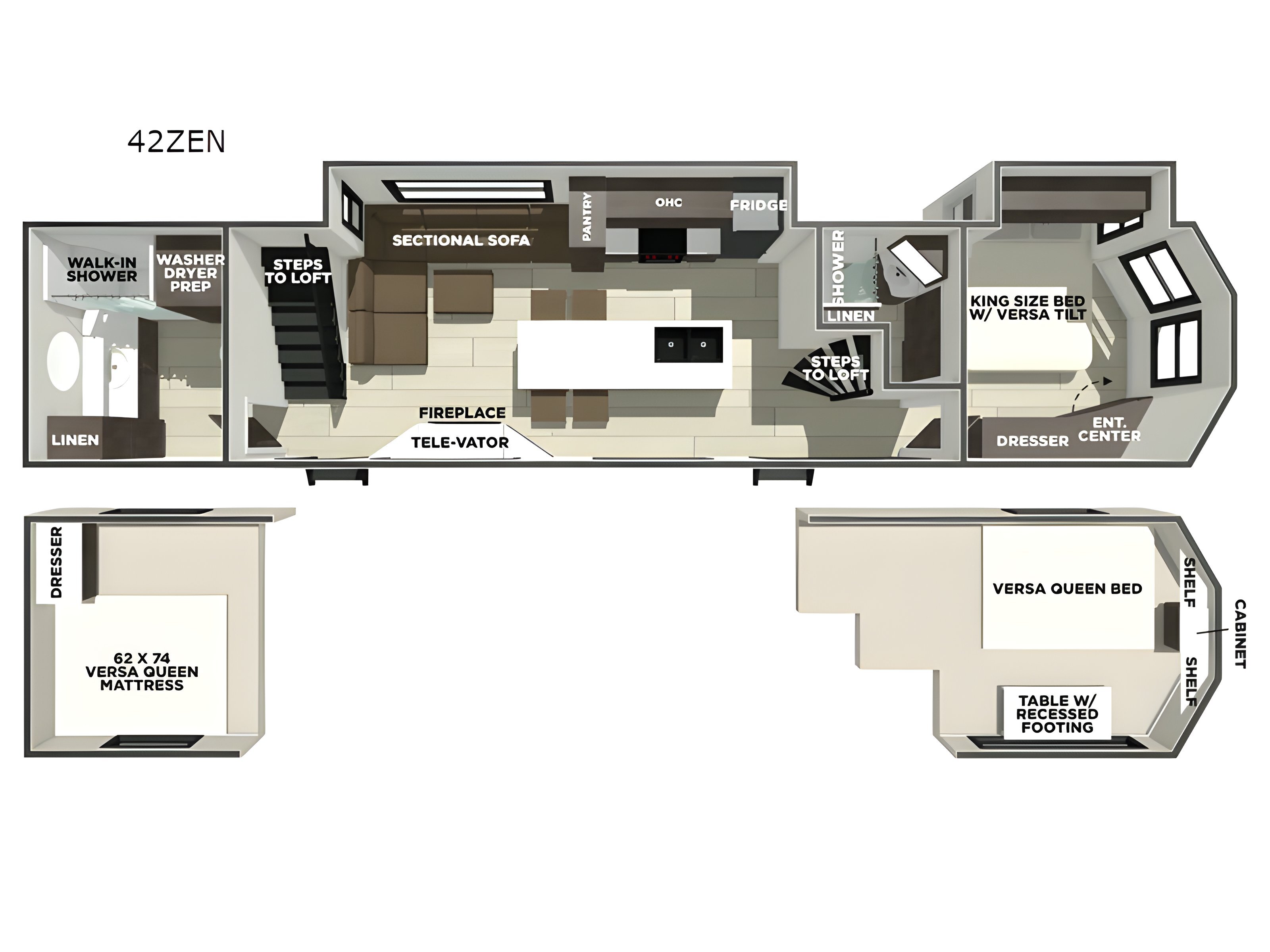 2026 Forest River Rv Salem Grand Villa 42ZEN in fremont OH