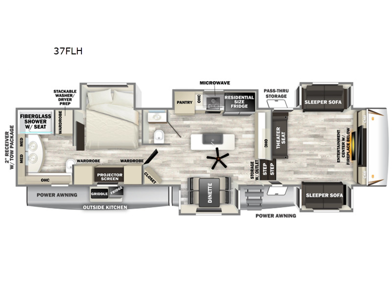 2026 Forest River Rv Cherokee Sabre 37FLH in attalla AL