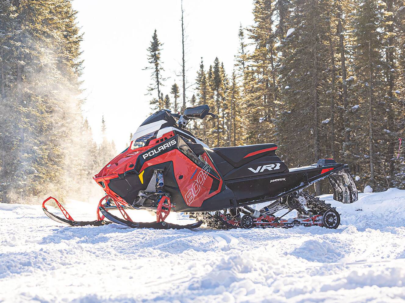 A photo of this 2023 Polaris Patriot Boost Indy VR1 129 SC