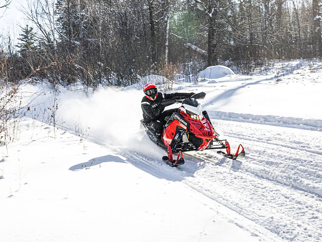 A photo of this 2023 Polaris Patriot Boost Indy VR1 129 SC