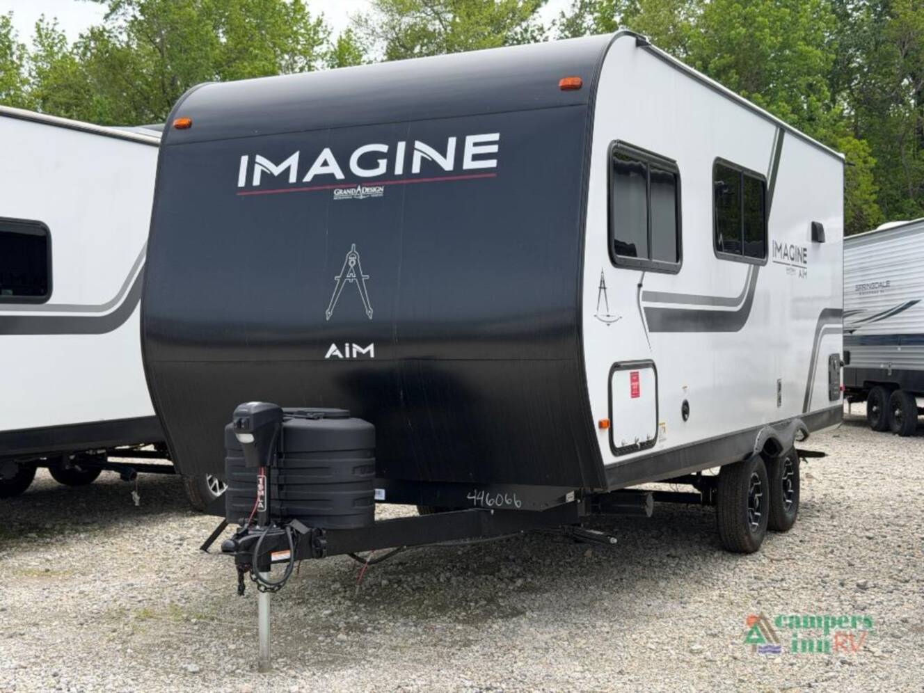 A photo of this 2026 Grand Design Imagine AIM 19MLA