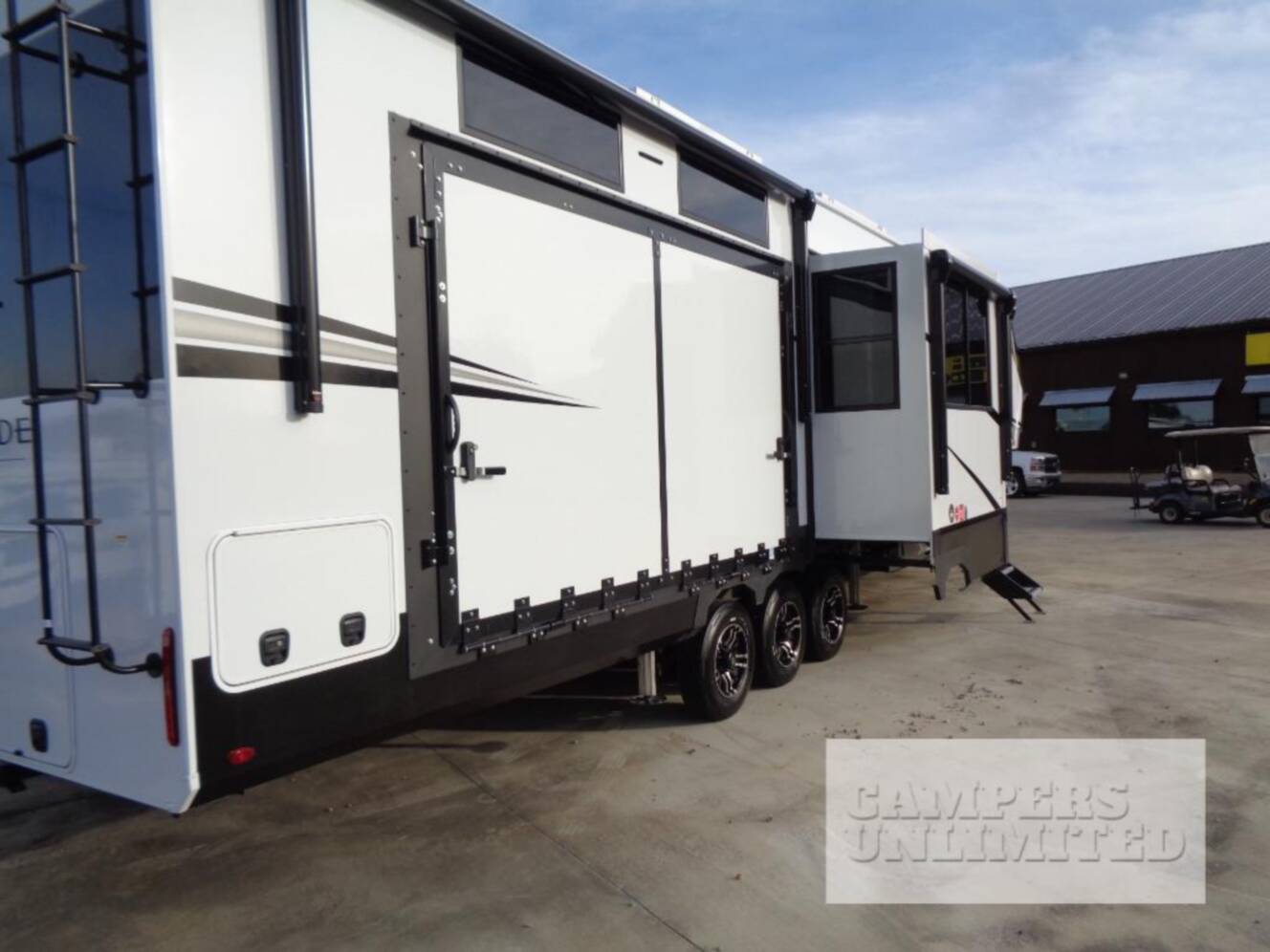 A photo of this 2026 Grand Design Solitude 414LJMJ
