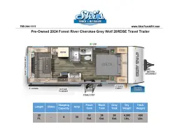2024 Forest River Cherokee Grey Wolf 20RDSE