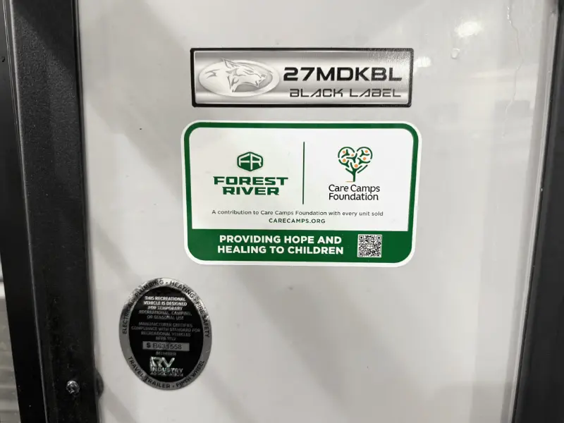 2026 Forest River Cherokee Timberwolf Black Label 27MDK Destination