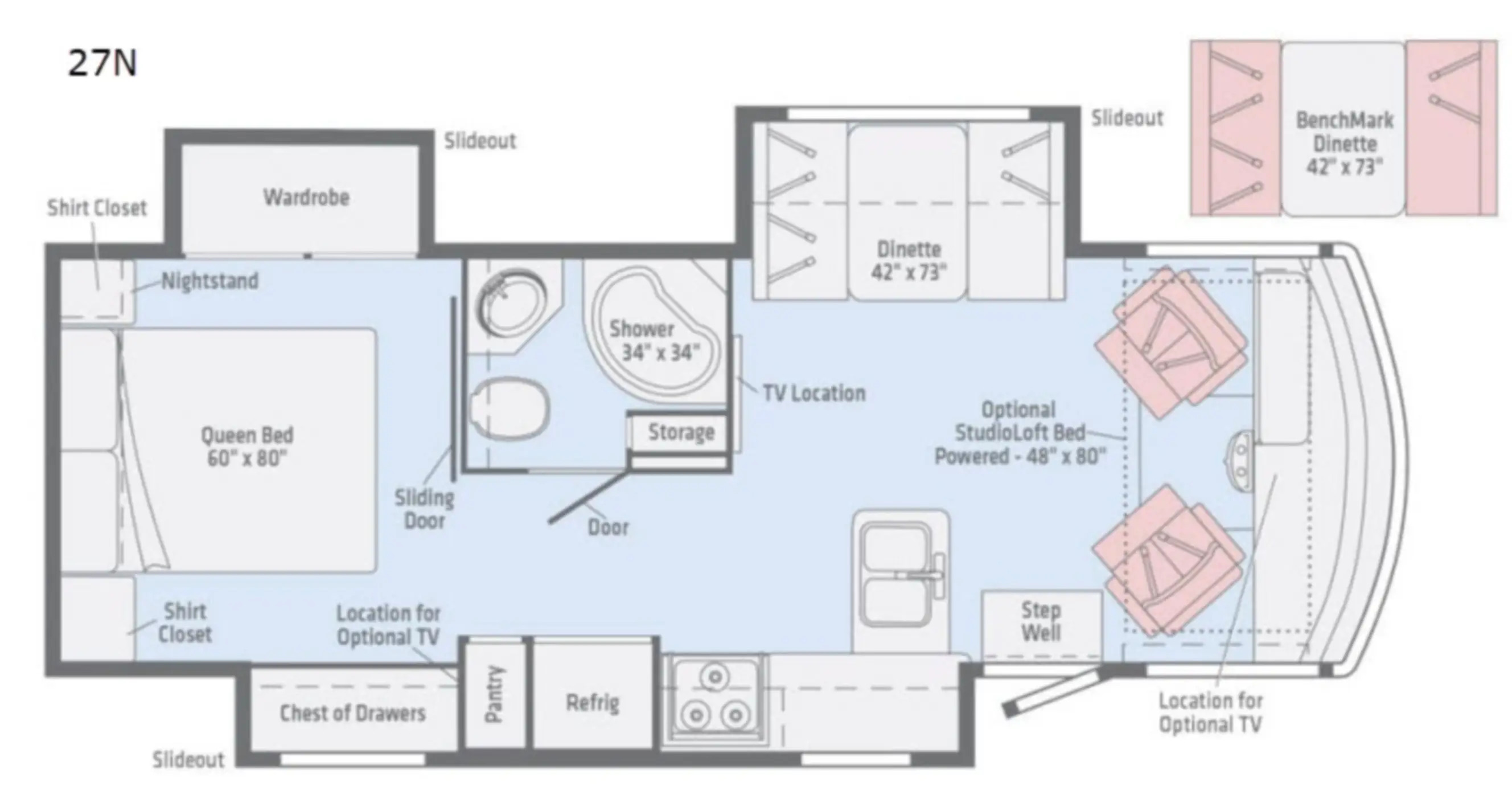 2018 Winnebago VISTA LX 27N RV