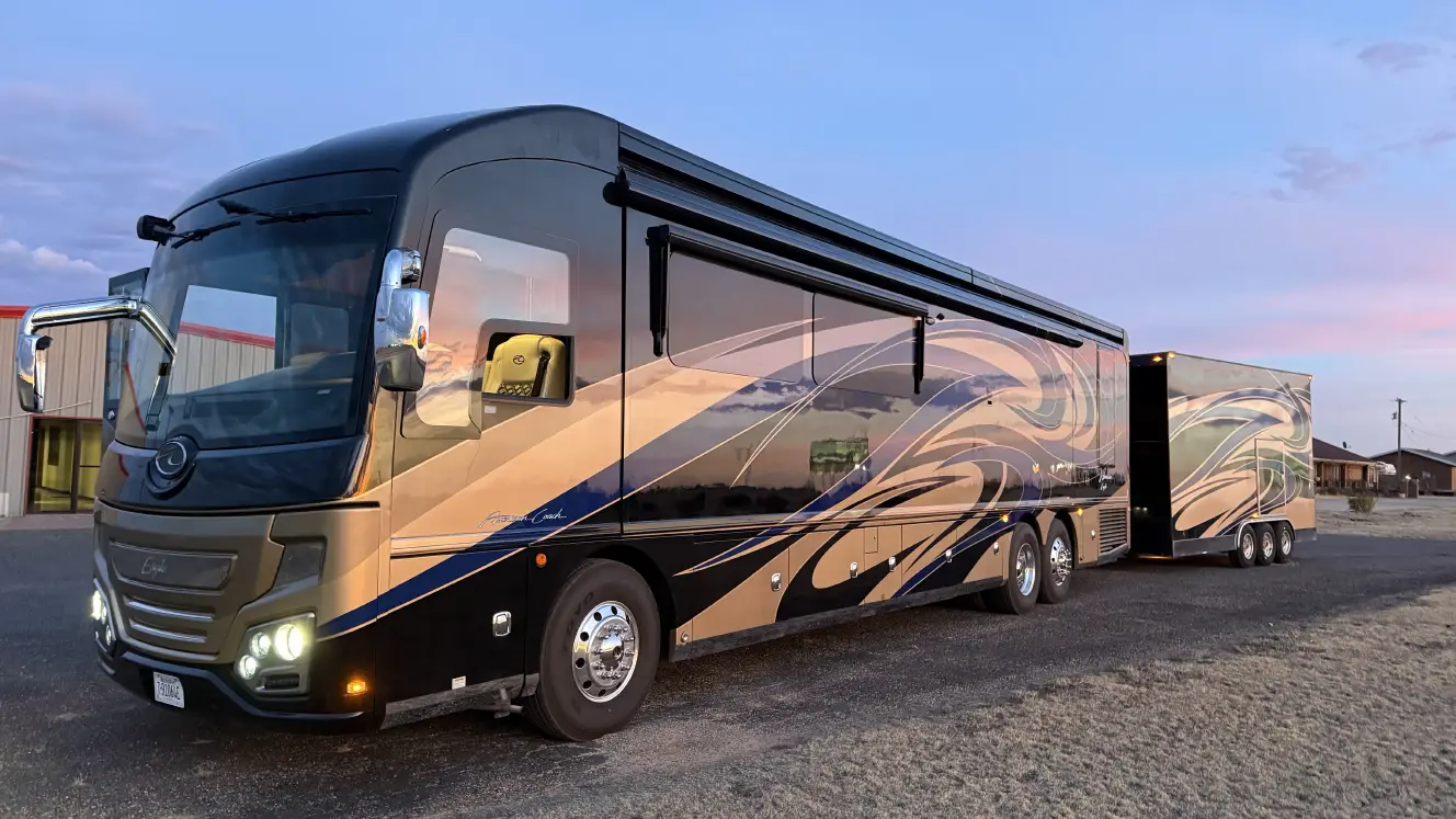 A photo of this 2019 American Coach 45A