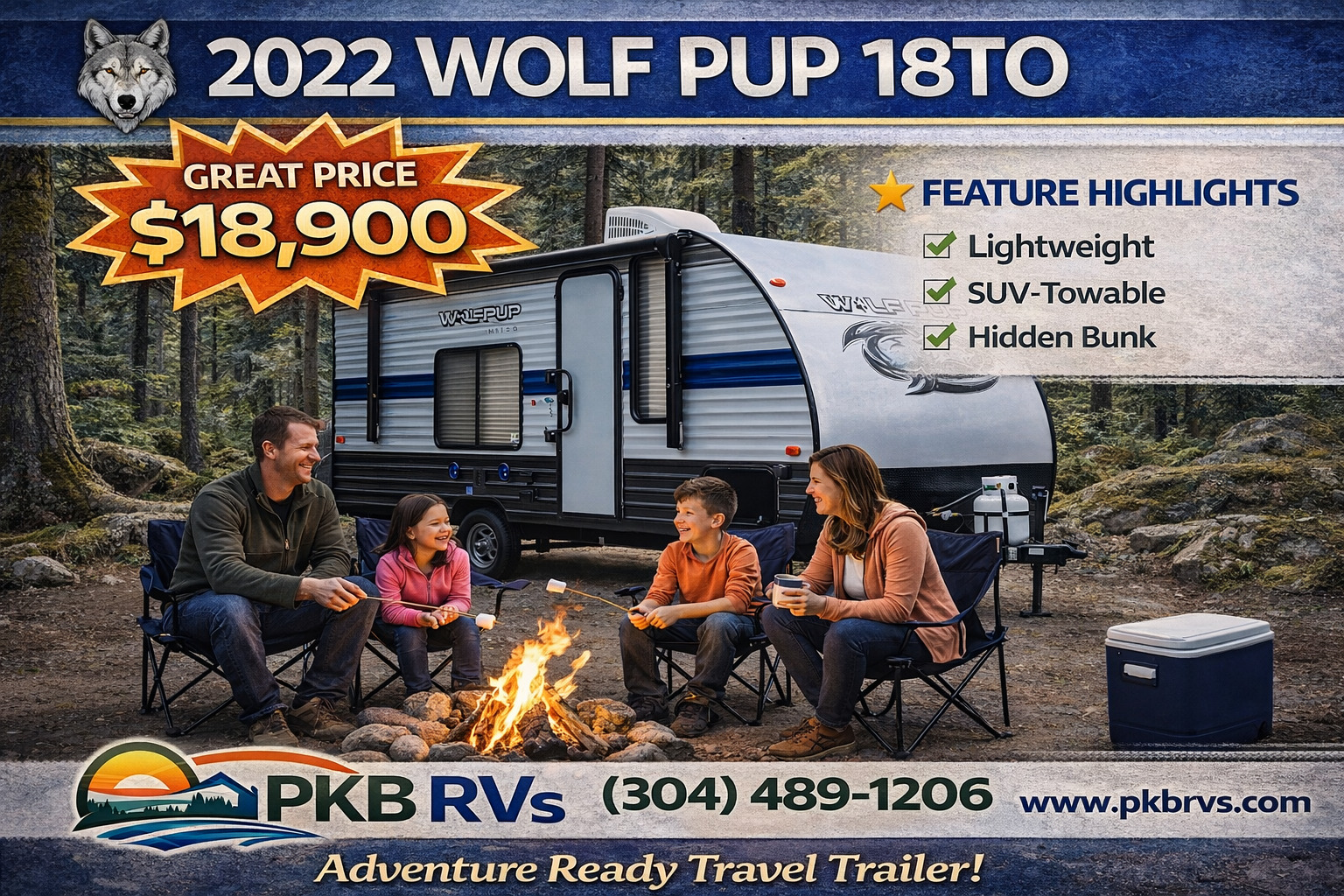 2022 Forest River CHEROKEE WOLF PUP 18TO in mineral wells WV