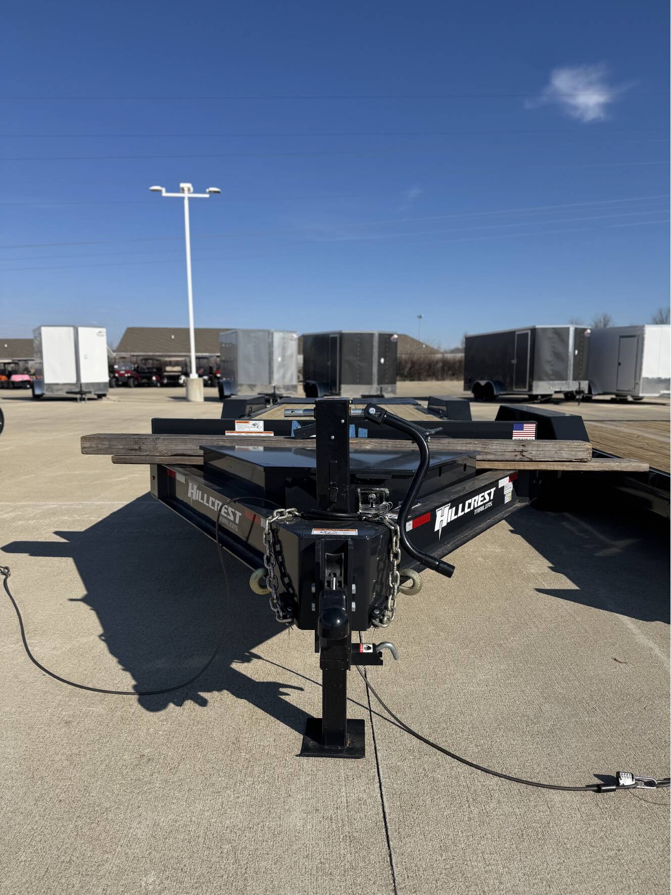 A photo of this 2026 Hillcrest Trailers 22' I-Beam Equipment Trailer