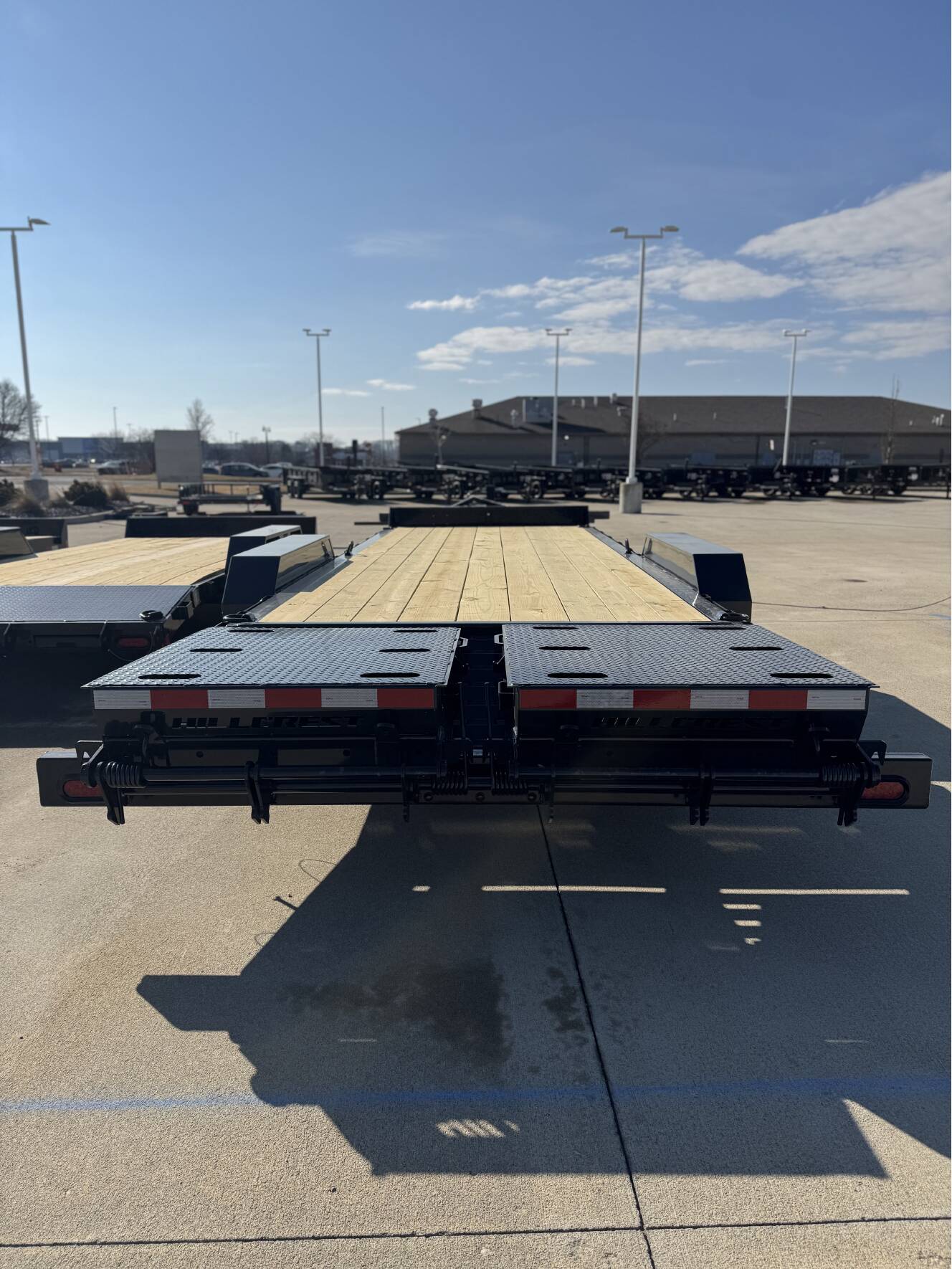 A photo of this 2026 Hillcrest Trailers 22' I-Beam Equipment Trailer