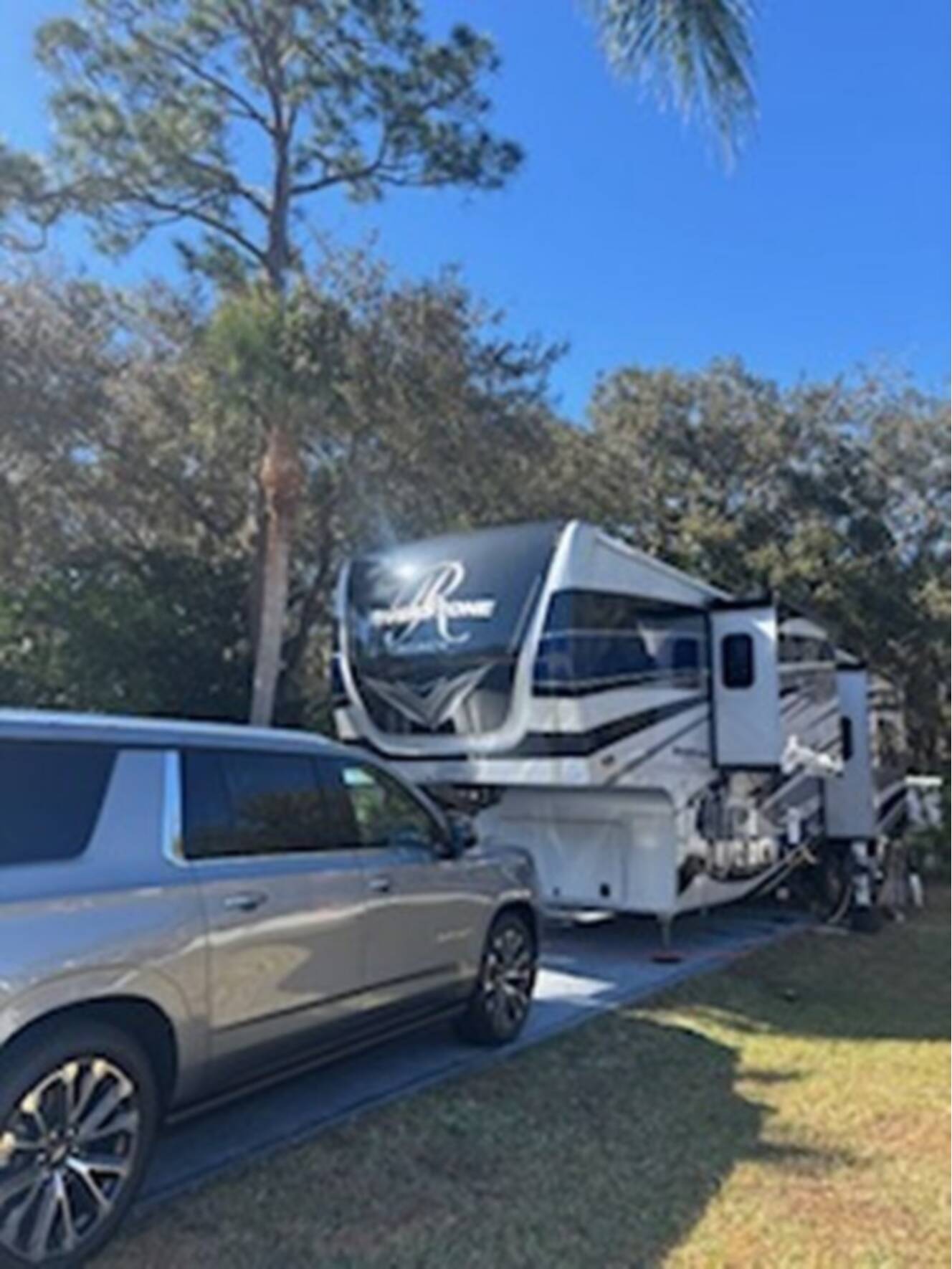 A photo of this 2022 Forest River RIVERSTONE 39RKFB