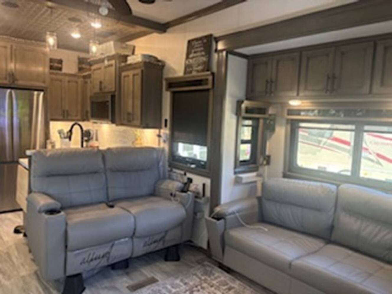 A photo of this 2022 Forest River RIVERSTONE 39RKFB