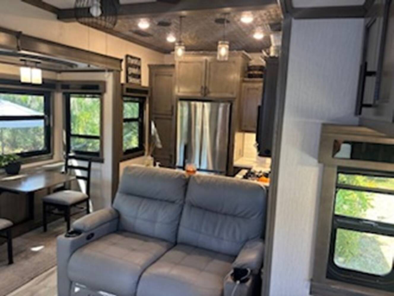 A photo of this 2022 Forest River RIVERSTONE 39RKFB