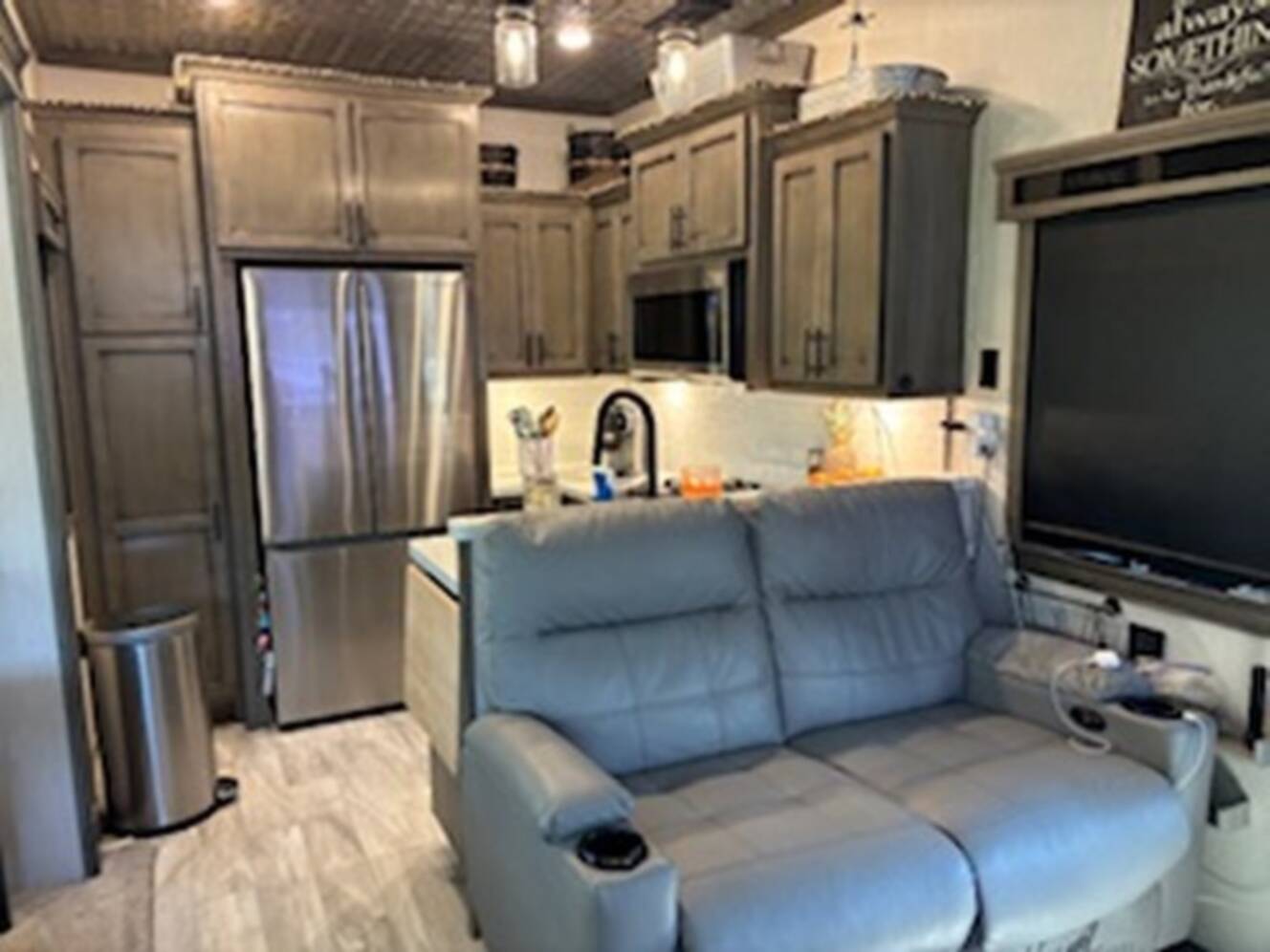 A photo of this 2022 Forest River RIVERSTONE 39RKFB
