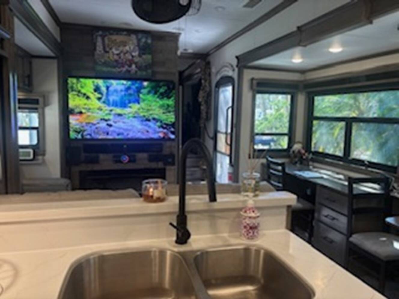 A photo of this 2022 Forest River RIVERSTONE 39RKFB