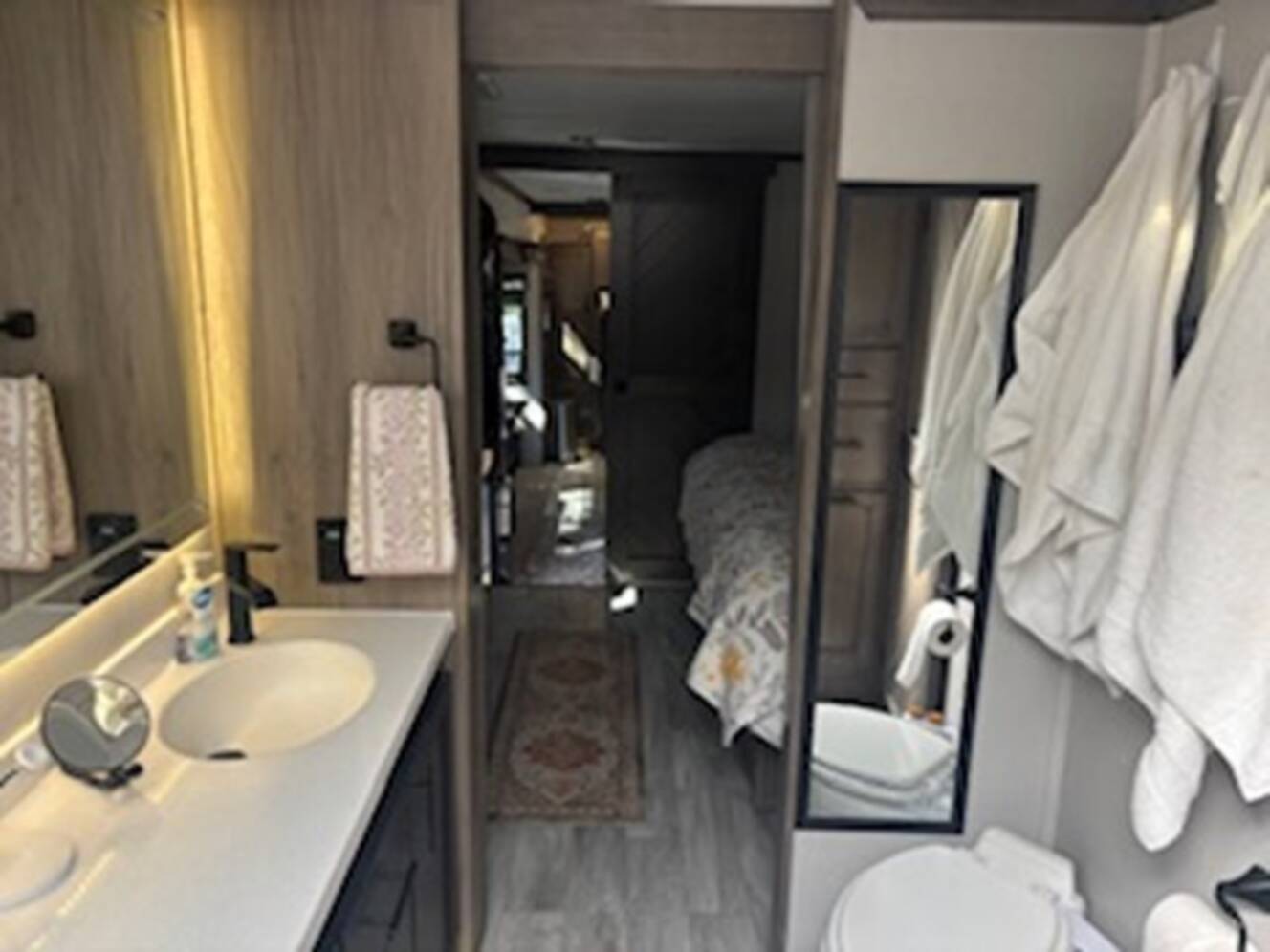 A photo of this 2022 Forest River RIVERSTONE 39RKFB