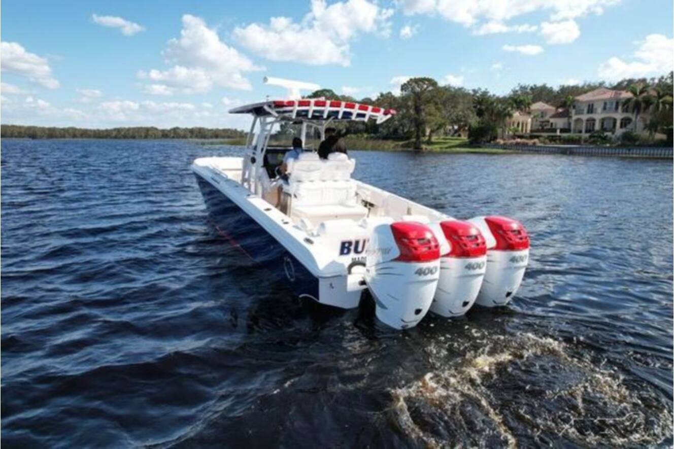 A photo of this 2023 Fountain 34 CC