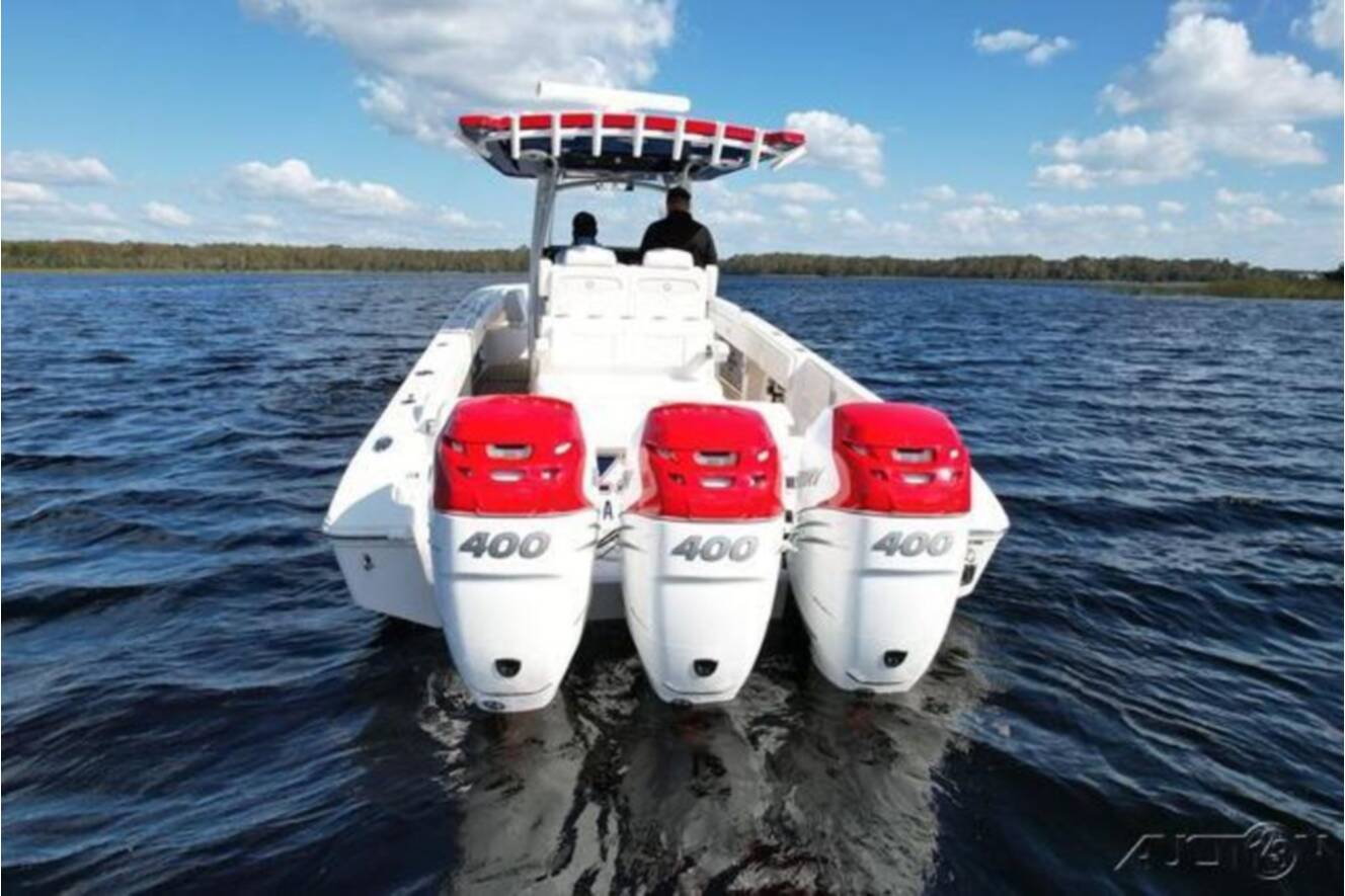 A photo of this 2023 Fountain 34 CC