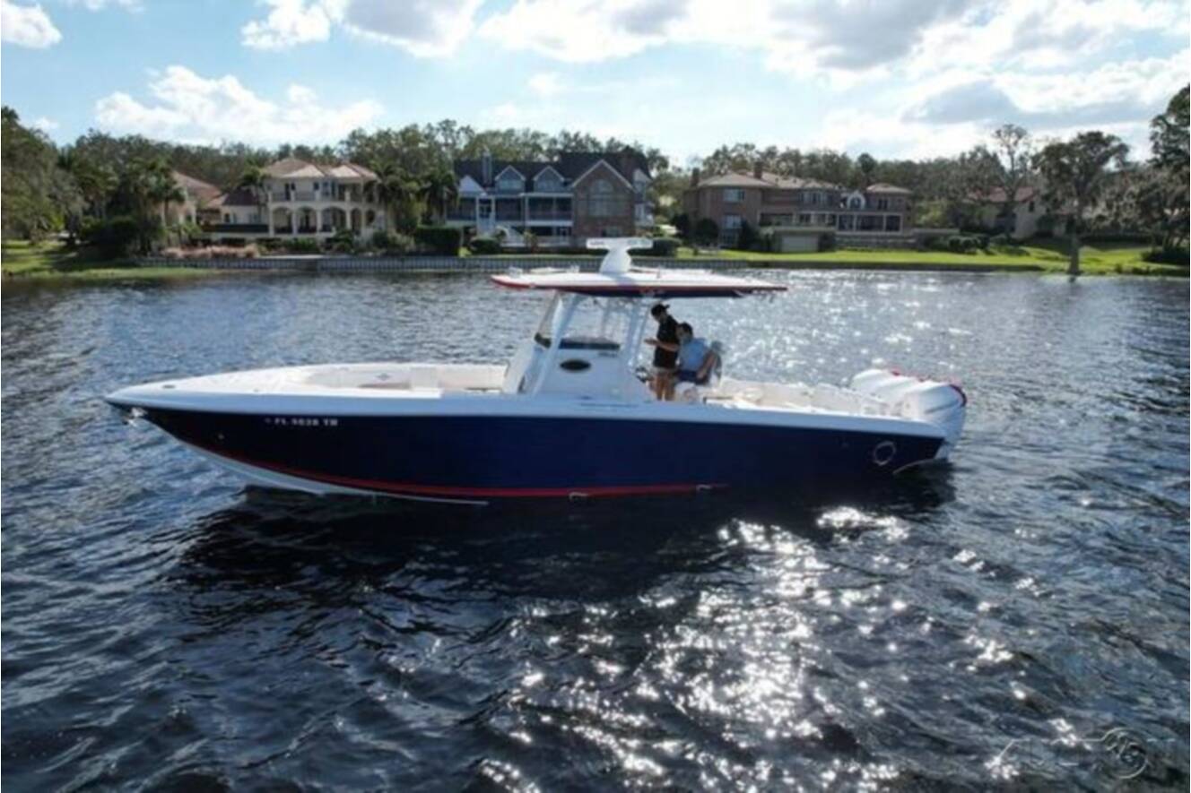 A photo of this 2023 Fountain 34 CC