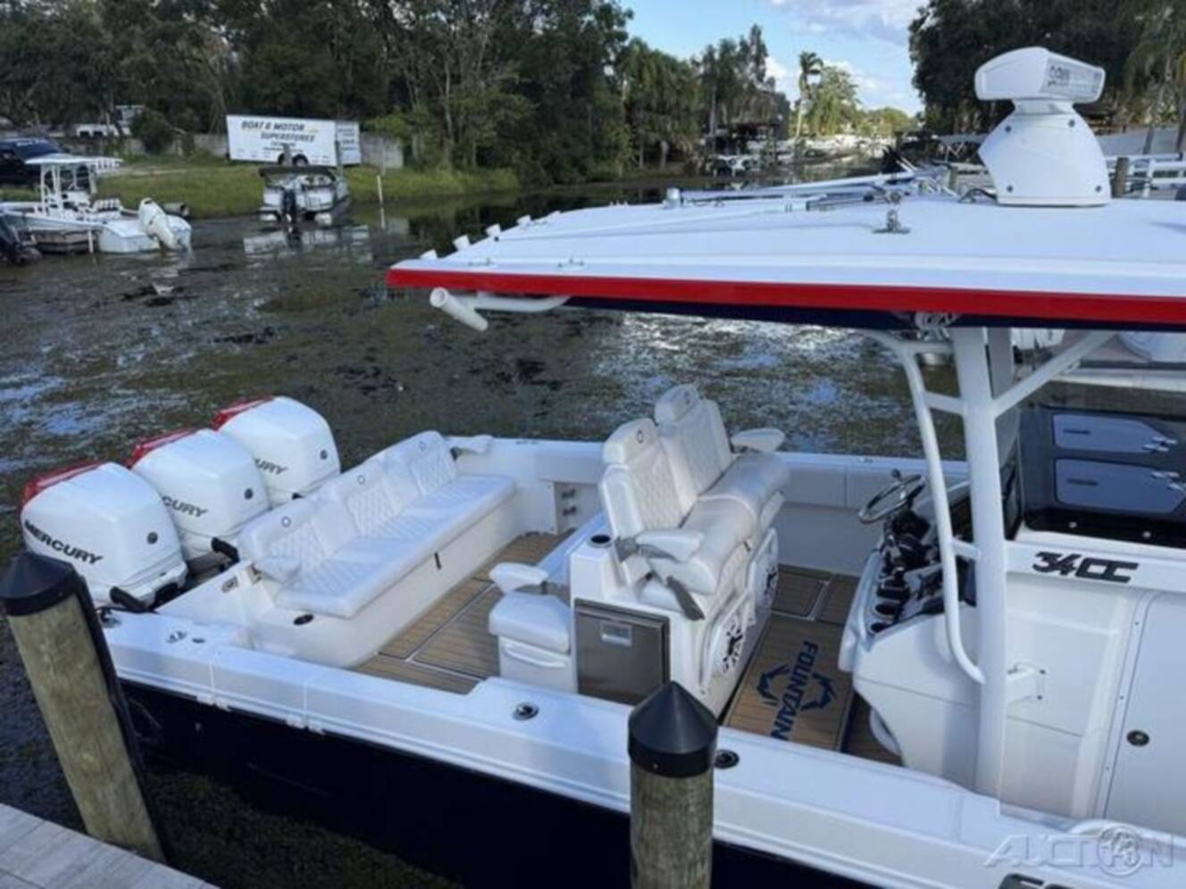 A photo of this 2023 Fountain 34 CC