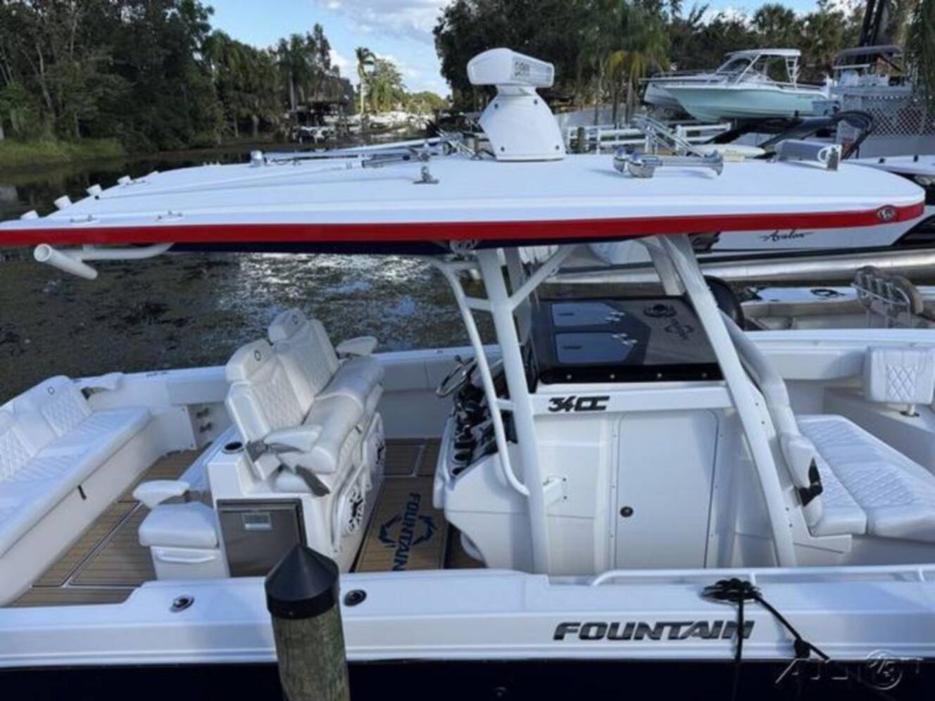 A photo of this 2023 Fountain 34 CC