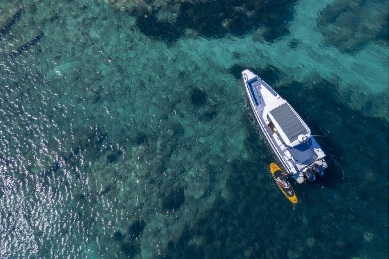 A photo of this 2022 Axopar 28 CABIN