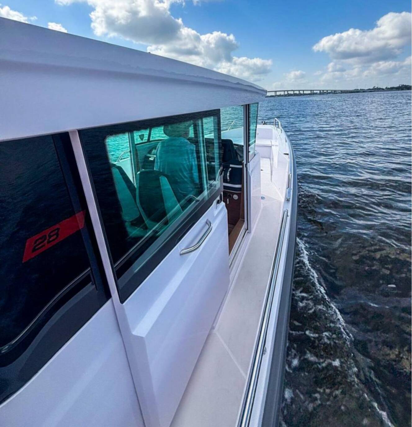 A photo of this 2022 Axopar 28 CABIN