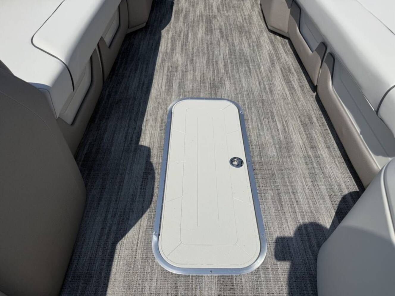 A photo of this 2025 Godfrey Pontoons Sweetwater 2486 DT 27 iMPACT Package (27 in. Center Tub