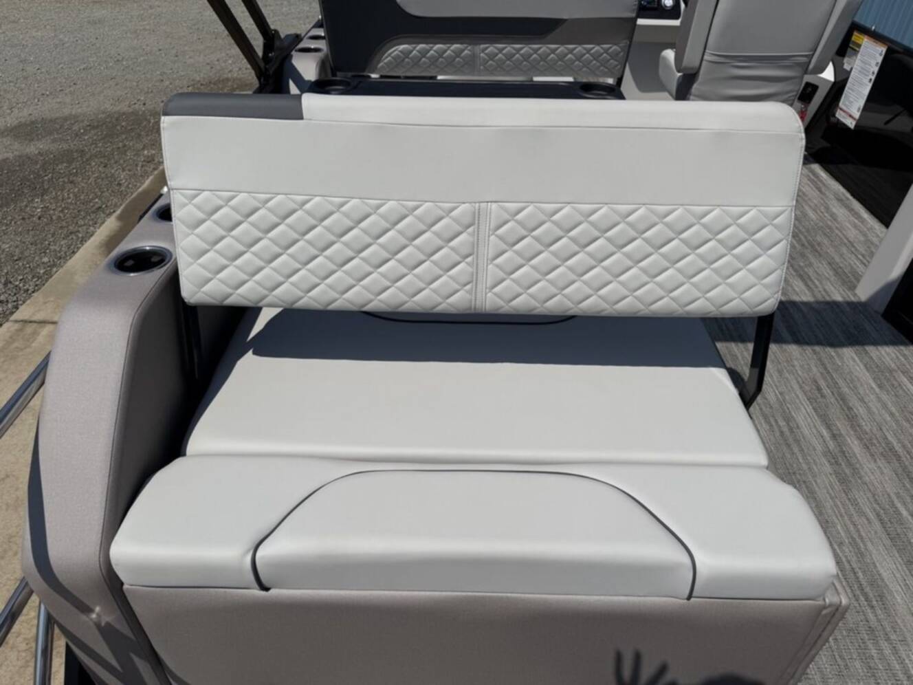 A photo of this 2025 Godfrey Pontoons Sweetwater 2486 DT 27 iMPACT Package (27 in. Center Tub