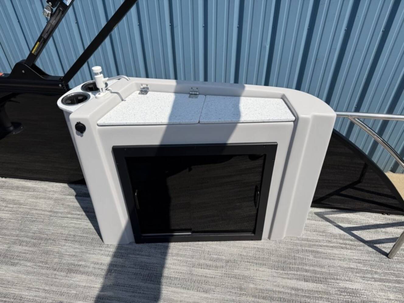 A photo of this 2025 Godfrey Pontoons Sweetwater 2486 DT 27 iMPACT Package (27 in. Center Tub