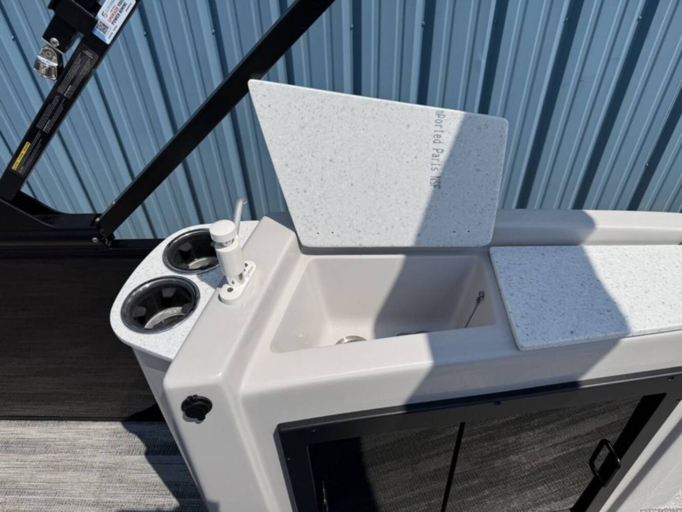 A photo of this 2025 Godfrey Pontoons Sweetwater 2486 DT 27 iMPACT Package (27 in. Center Tub