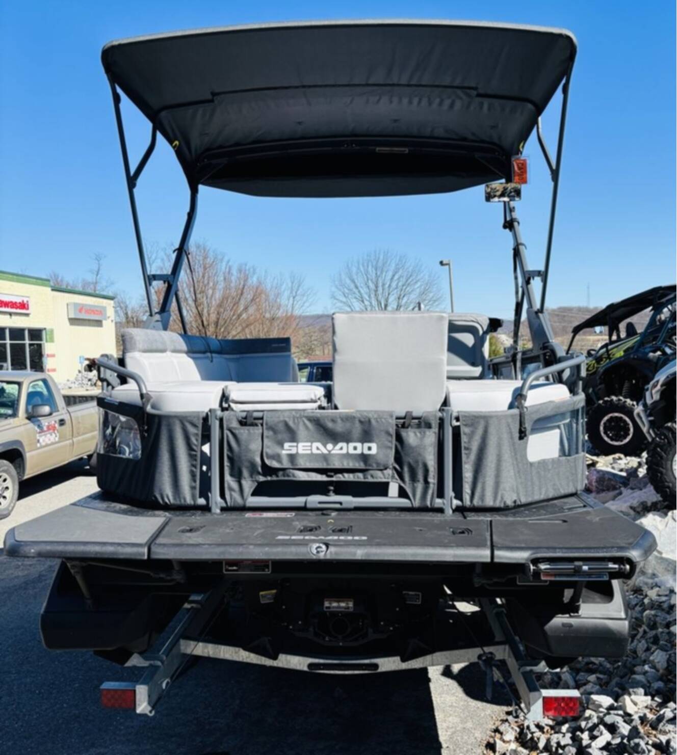 A photo of this 2025 Sea-Doo Switch Sport 21 - 230 hp Galvanized