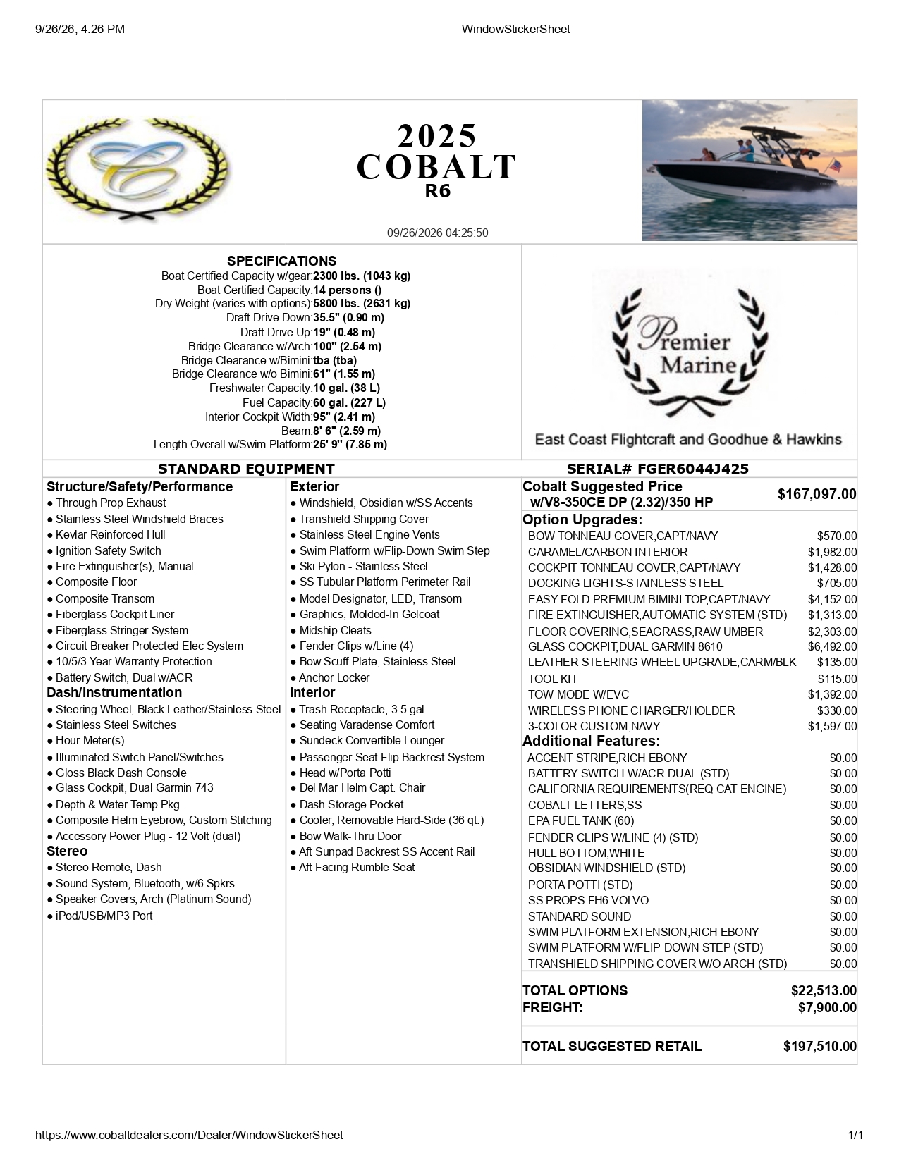 2025 Cobalt R6 in meredith NH
