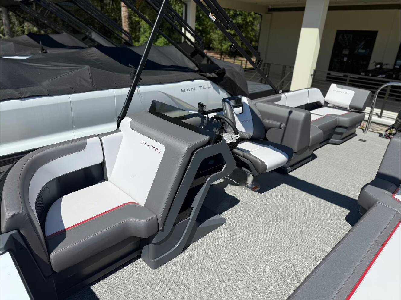 A photo of this 2025 Manitou Pontoon Cruise 20 Bench Twin Tube