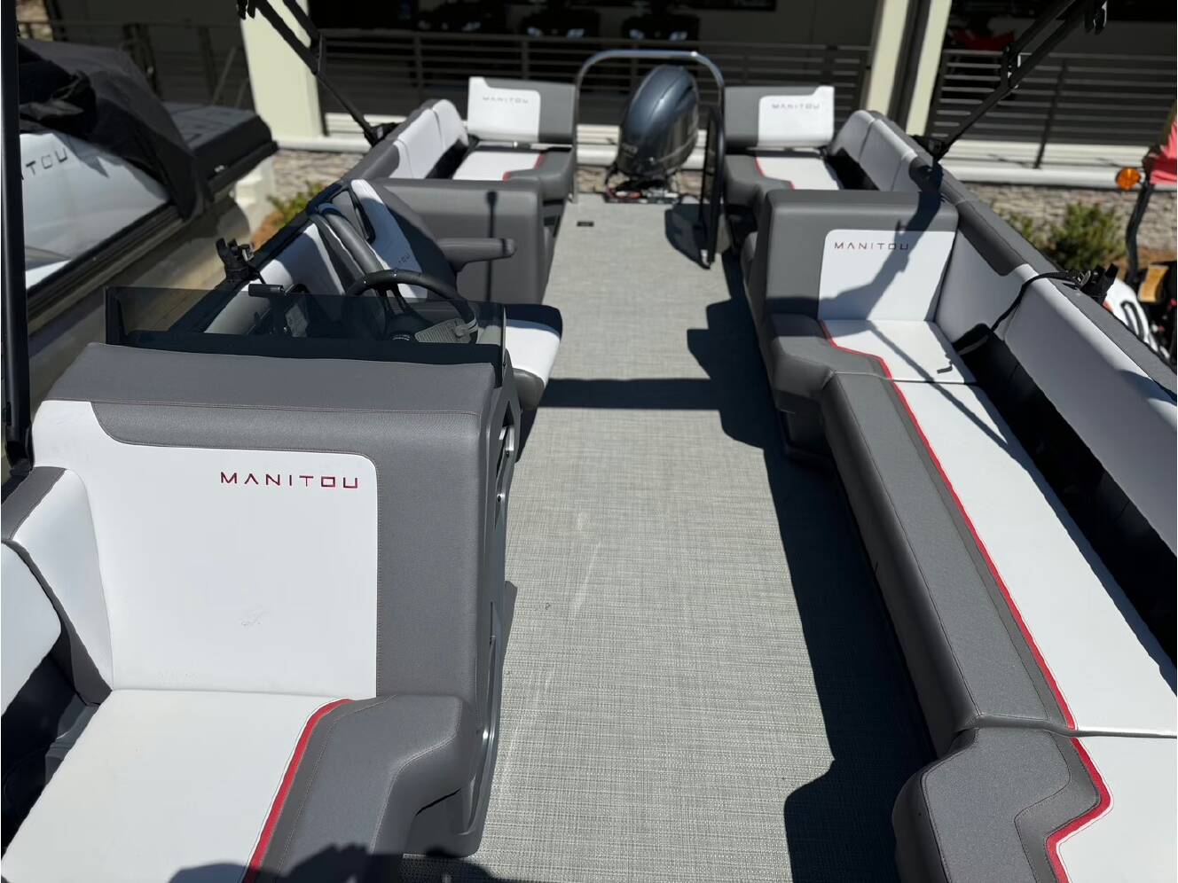 A photo of this 2025 Manitou Pontoon Cruise 20 Bench Twin Tube