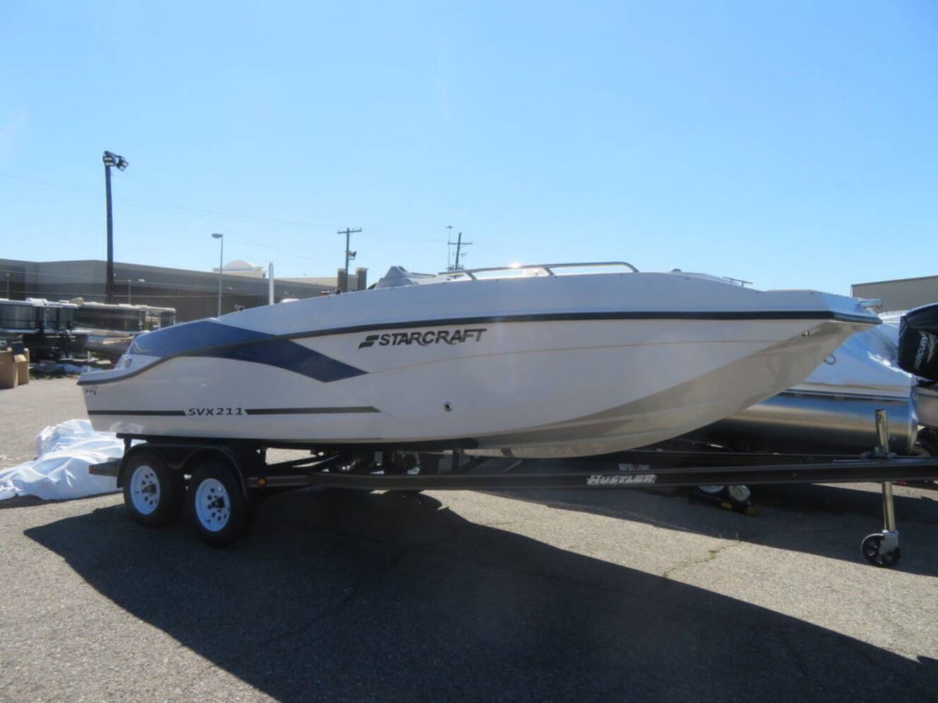 A photo of this 2023 Starcraft Marine SVX OB 211 OB