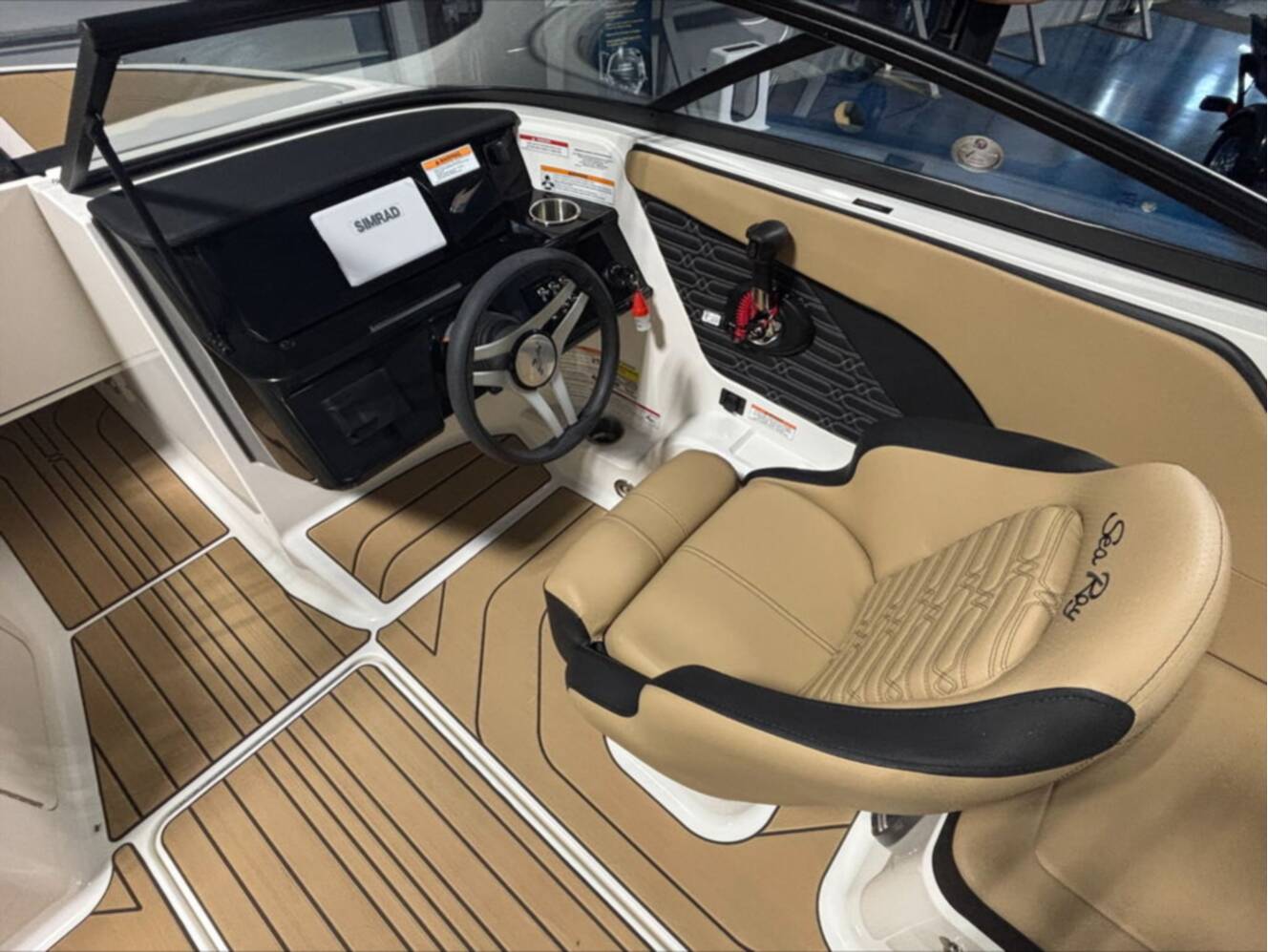 A photo of this 2026 Sea Ray 210 SPX