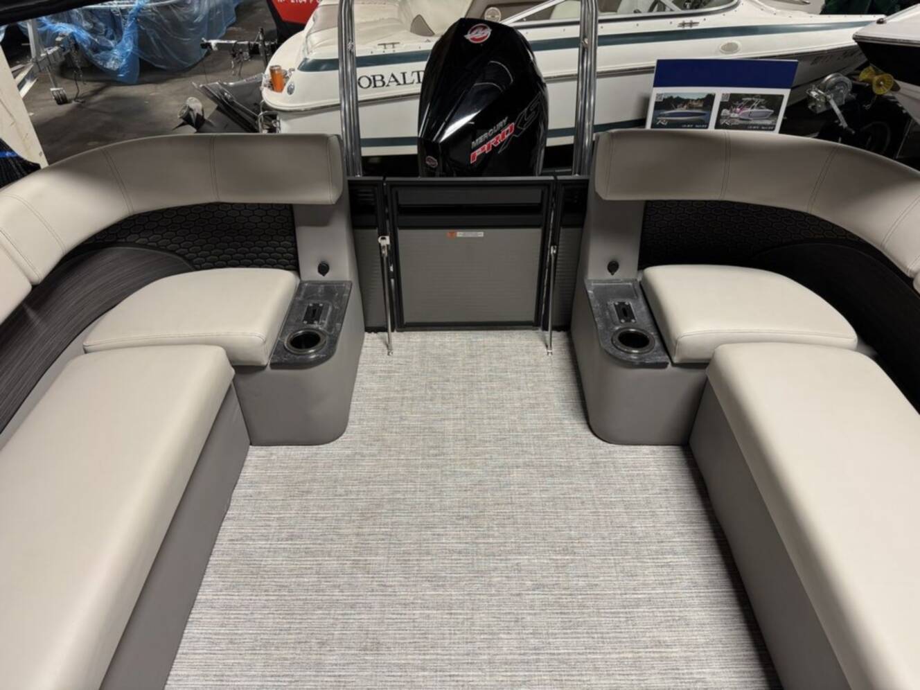 A photo of this 2023 Qwest Pontoons 8524 M-Class RLS Triple Tube RTZ
